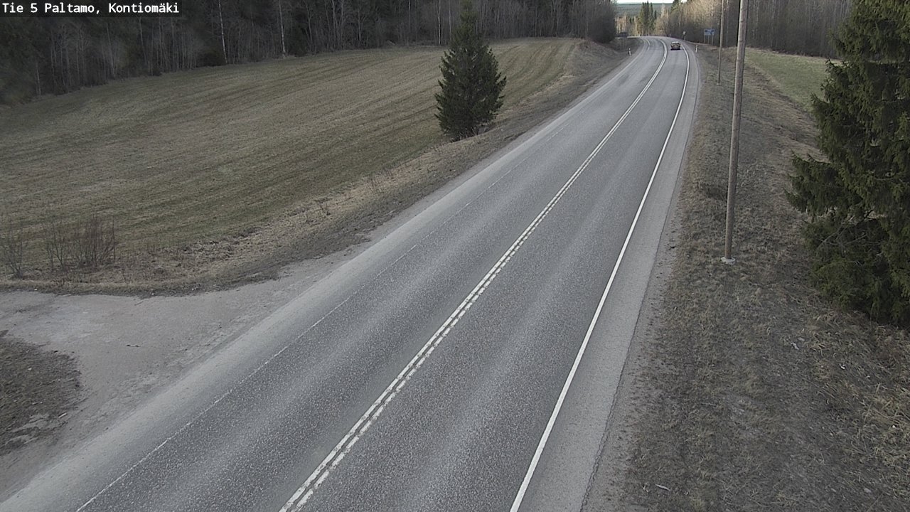Weather Camera Image Road 5 Paltamo, Kontiomäki, Paltamo, Kainuu