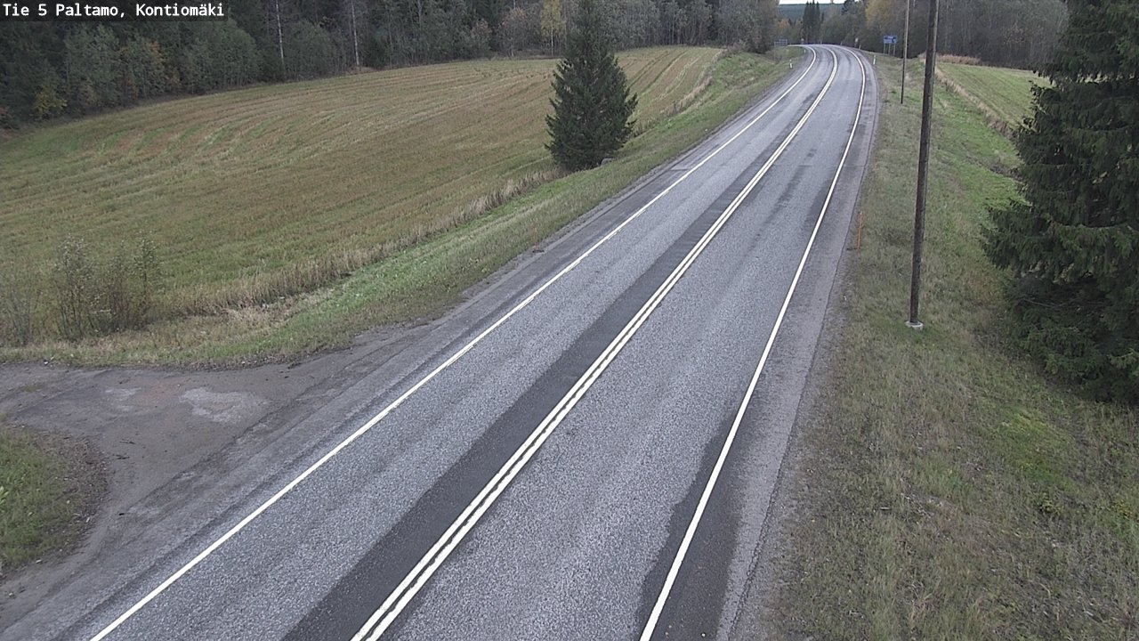 Weather Camera Image Road 5 Paltamo, Kontiomäki, Paltamo, Kainuu