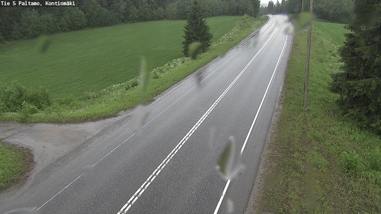Weather Camera Image Road 5 Paltamo, Kontiomäki, Paltamo, Kainuu