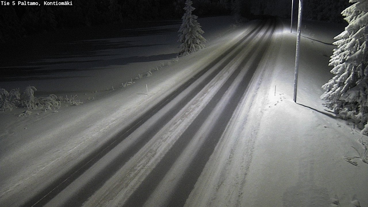 Weather Camera Image Road 5 Paltamo, Kontiomäki, Paltamo, Kainuu