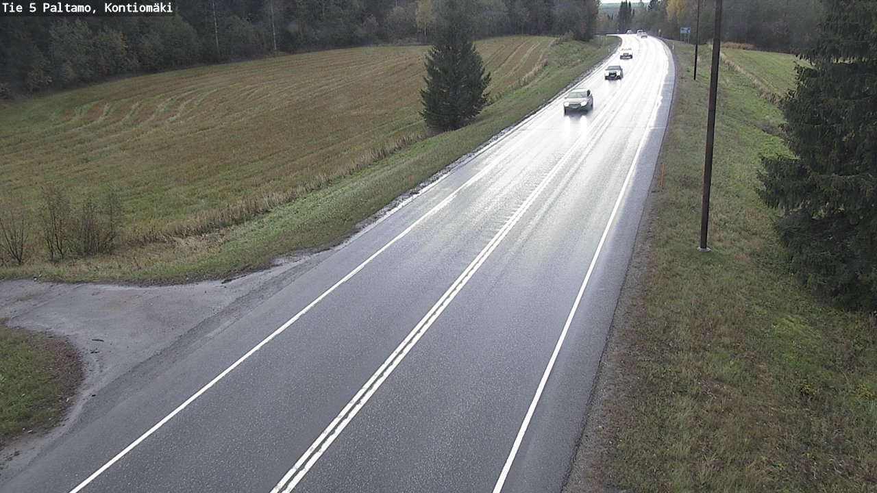 Weather Camera Image Road 5 Paltamo, Kontiomäki, Paltamo, Kainuu