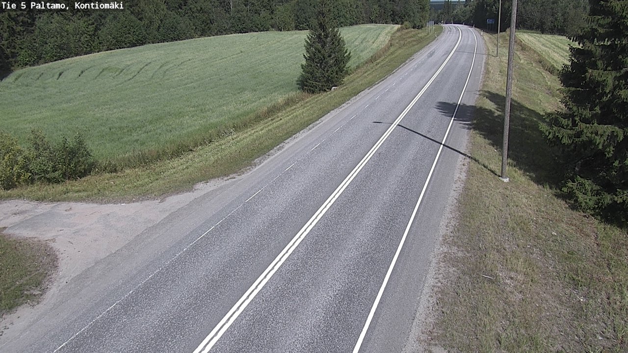 Kelikamerat Kuva Tie 5 Paltamo, Kontiomäki, Paltamo, Kainuu