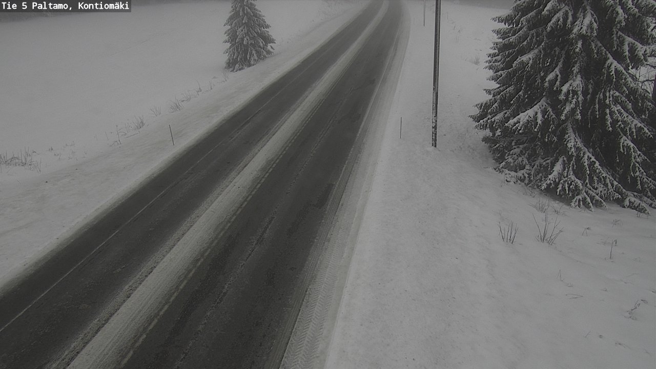 Weather Camera Image Road 5 Paltamo, Kontiomäki, Paltamo, Kainuu