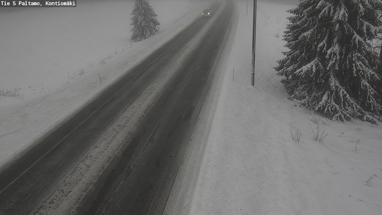 Weather Camera Image Road 5 Paltamo, Kontiomäki, Paltamo, Kainuu