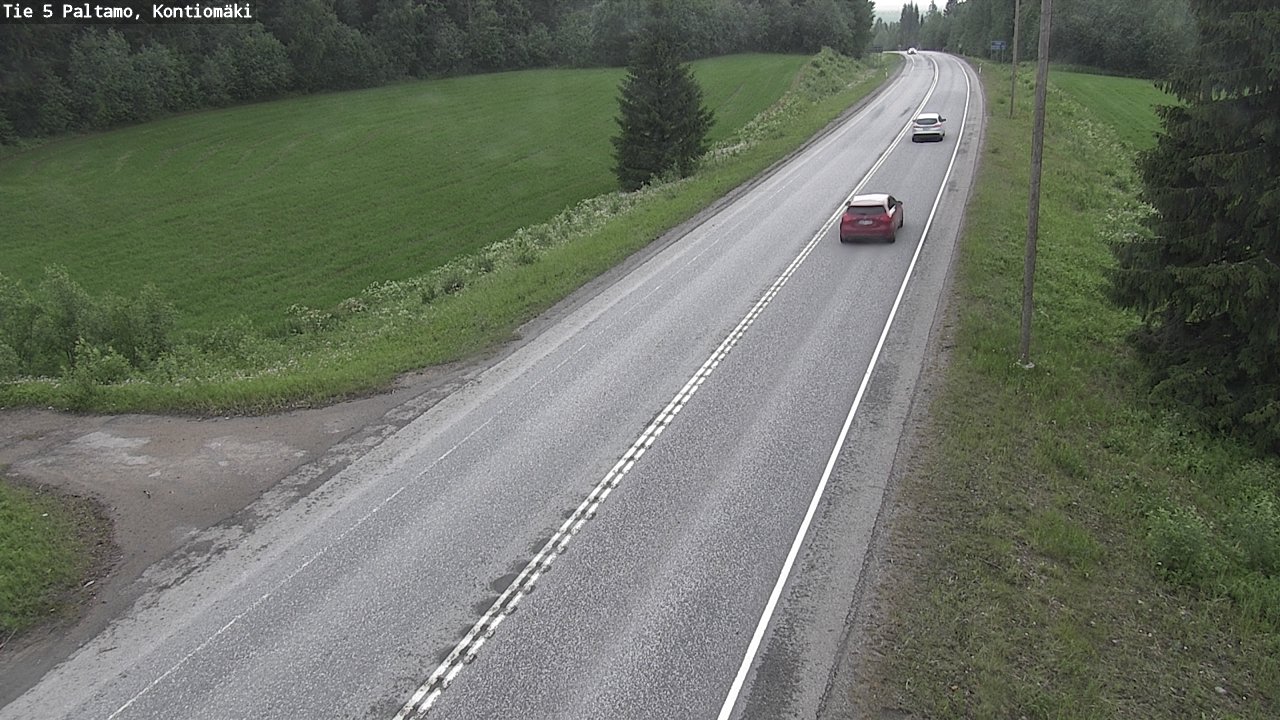 Weather Camera Image Road 5 Paltamo, Kontiomäki, Paltamo, Kainuu