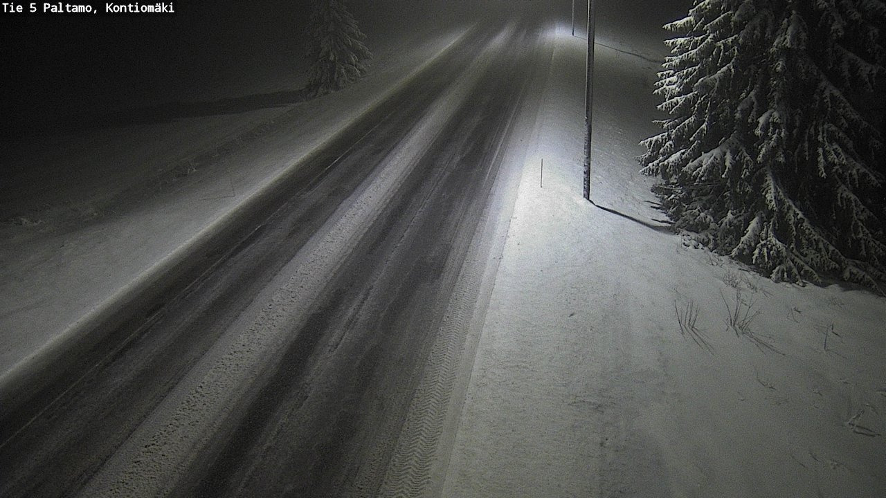 Weather Camera Image Road 5 Paltamo, Kontiomäki, Paltamo, Kainuu