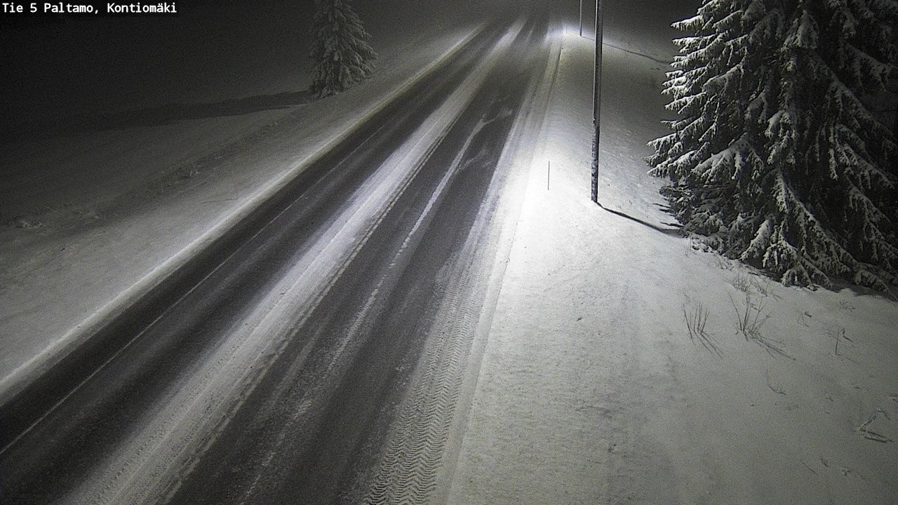 Weather Camera Image Road 5 Paltamo, Kontiomäki, Paltamo, Kainuu