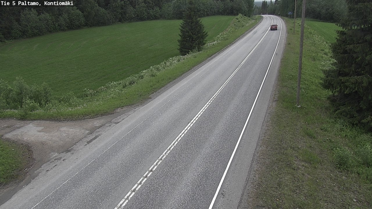 Weather Camera Image Road 5 Paltamo, Kontiomäki, Paltamo, Kainuu