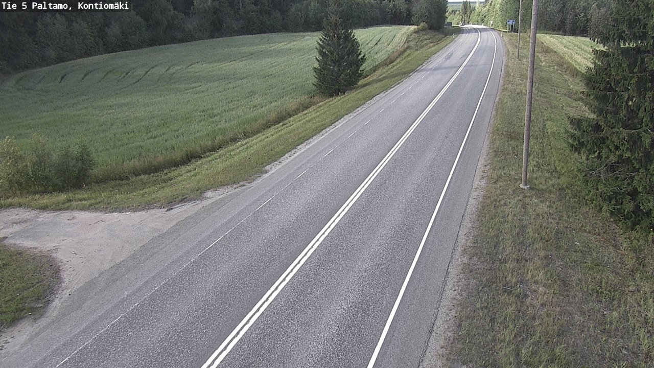 Kelikamerat Kuva Tie 5 Paltamo, Kontiomäki, Paltamo, Kainuu