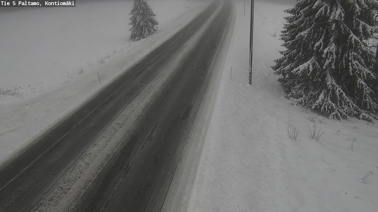 Weather Camera Image Road 5 Paltamo, Kontiomäki, Paltamo, Kainuu