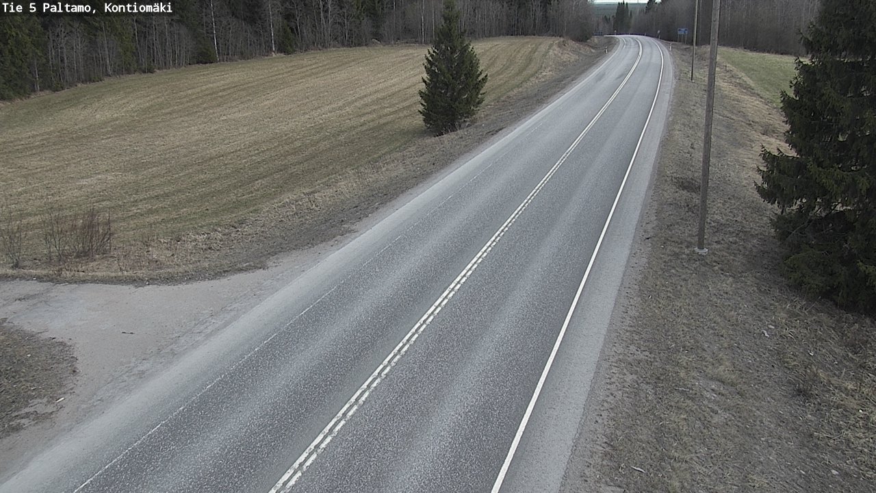 Weather Camera Image Road 5 Paltamo, Kontiomäki, Paltamo, Kainuu