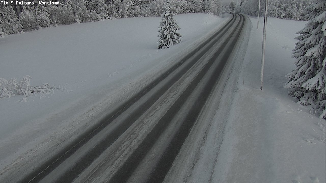 Weather Camera Image Väg 5 Paltamo, Kontiomäki, Paltamo, Kainuu