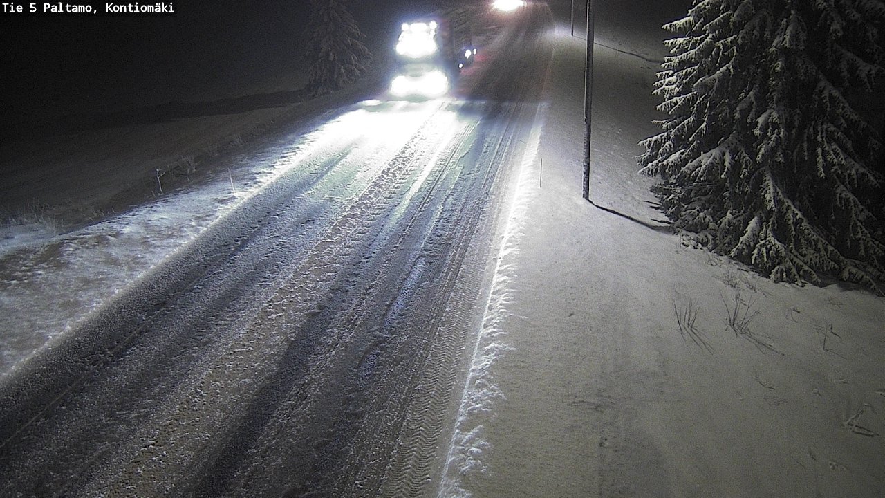 Weather Camera Image Road 5 Paltamo, Kontiomäki, Paltamo, Kainuu