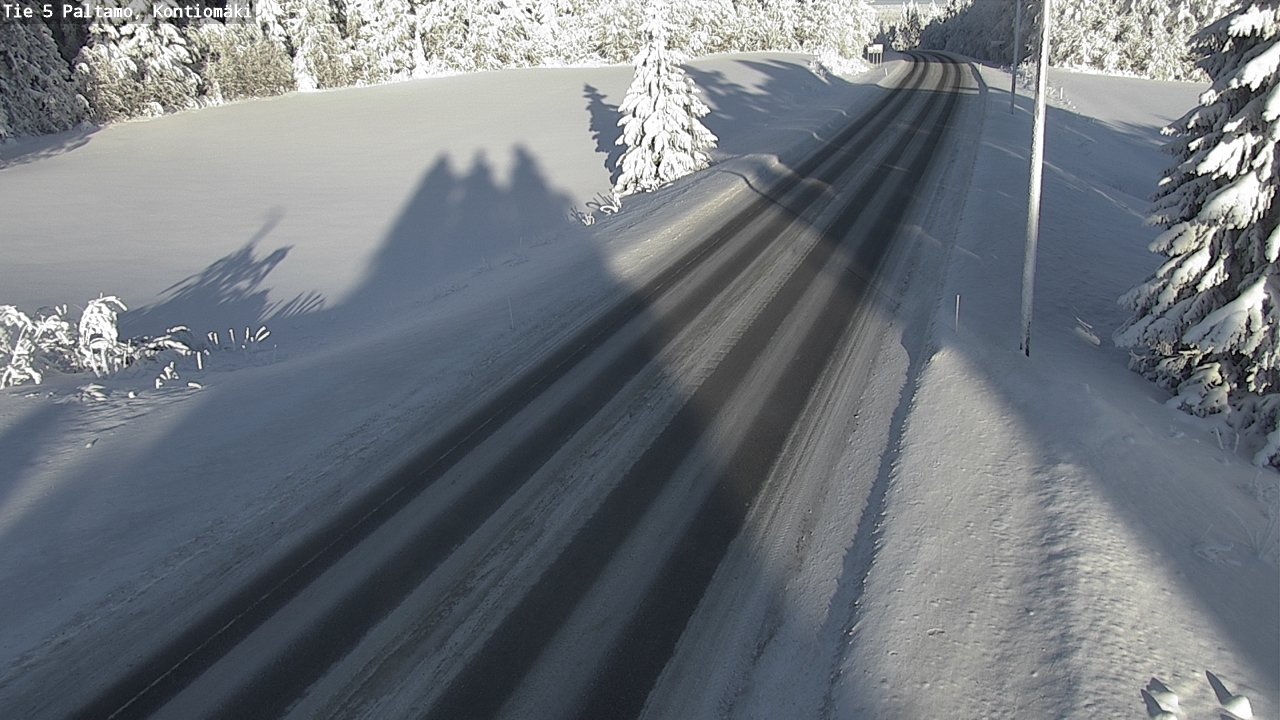 Weather Camera Image Väg 5 Paltamo, Kontiomäki, Paltamo, Kainuu