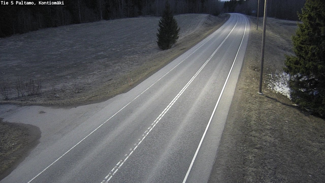 Weather Camera Image Road 5 Paltamo, Kontiomäki, Paltamo, Kainuu