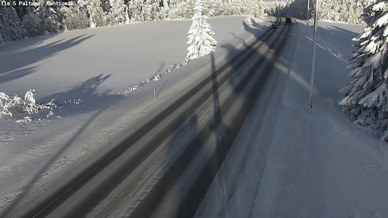 Weather Camera Image Väg 5 Paltamo, Kontiomäki, Paltamo, Kainuu