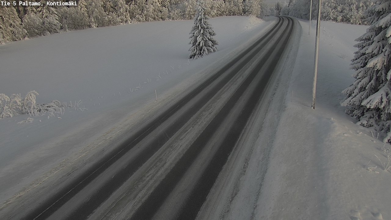 Weather Camera Image Väg 5 Paltamo, Kontiomäki, Paltamo, Kainuu