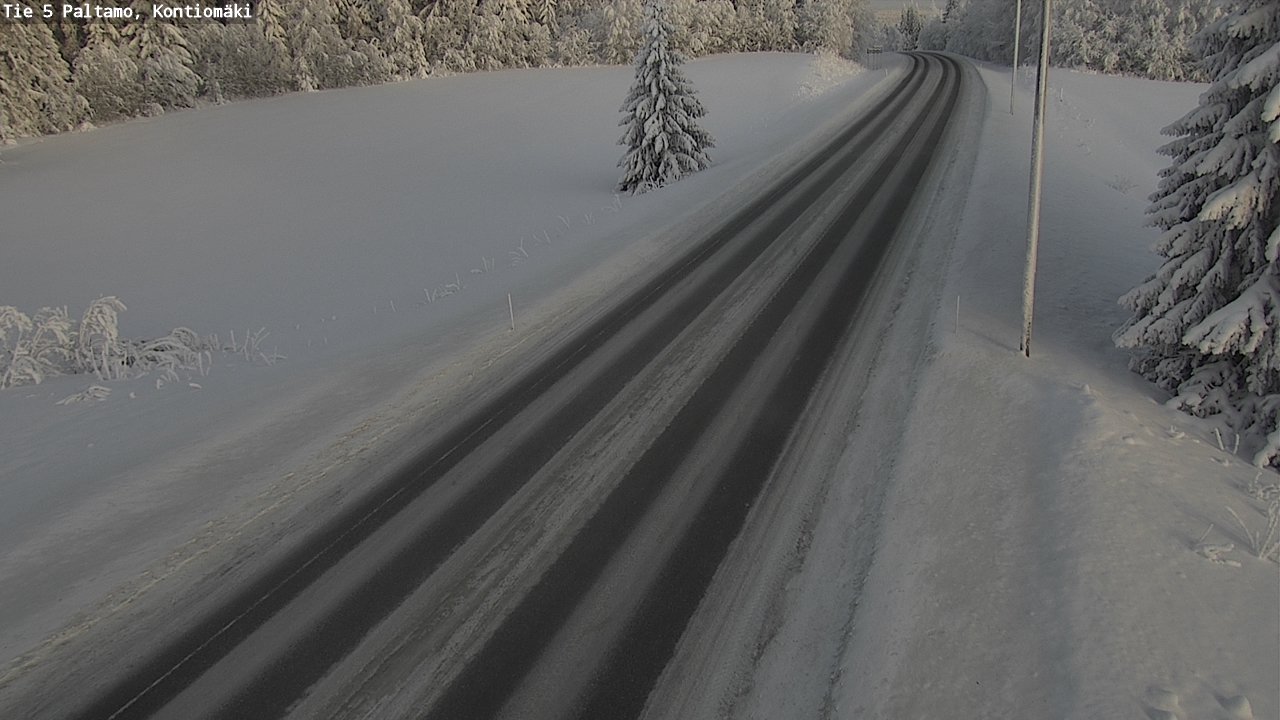 Weather Camera Image Väg 5 Paltamo, Kontiomäki, Paltamo, Kainuu