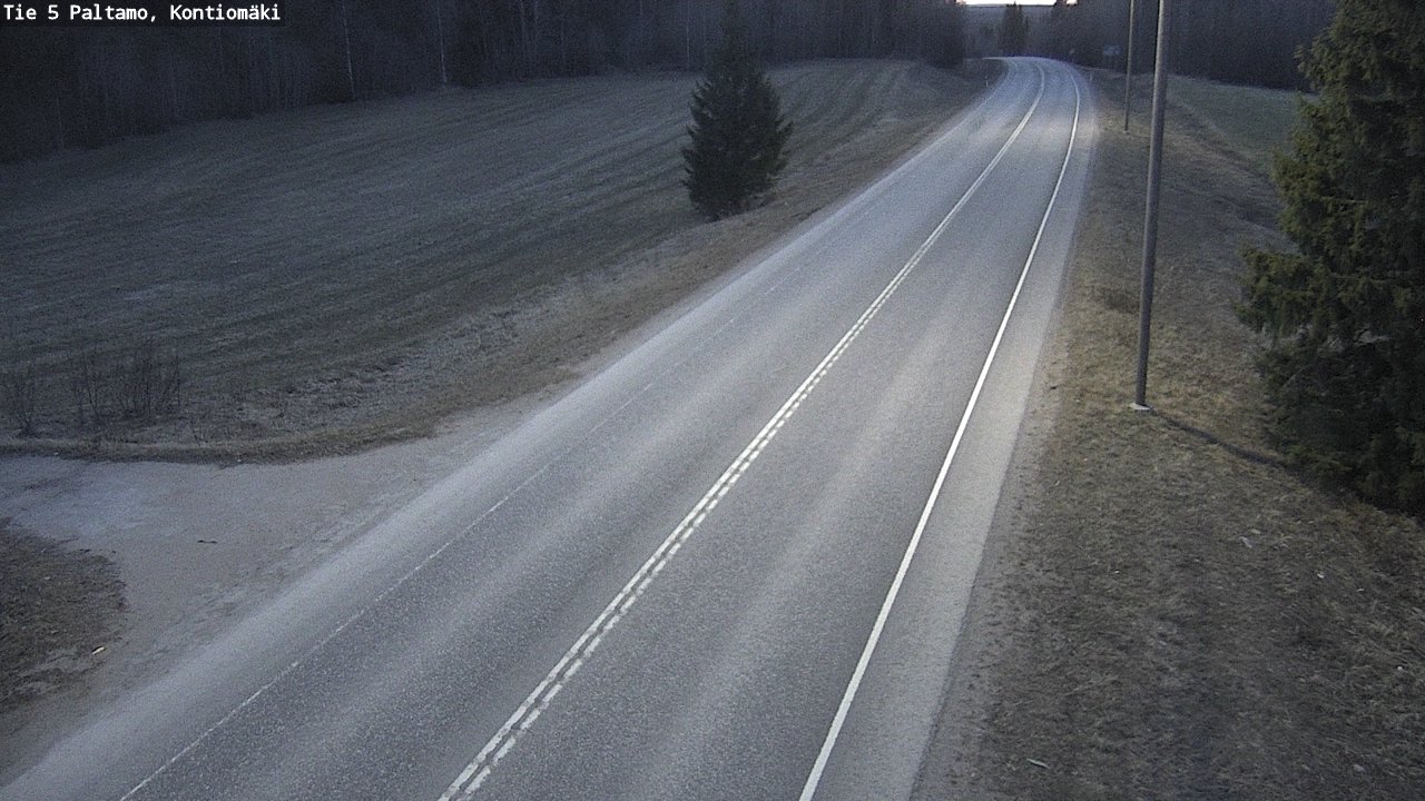 Weather Camera Image Road 5 Paltamo, Kontiomäki, Paltamo, Kainuu