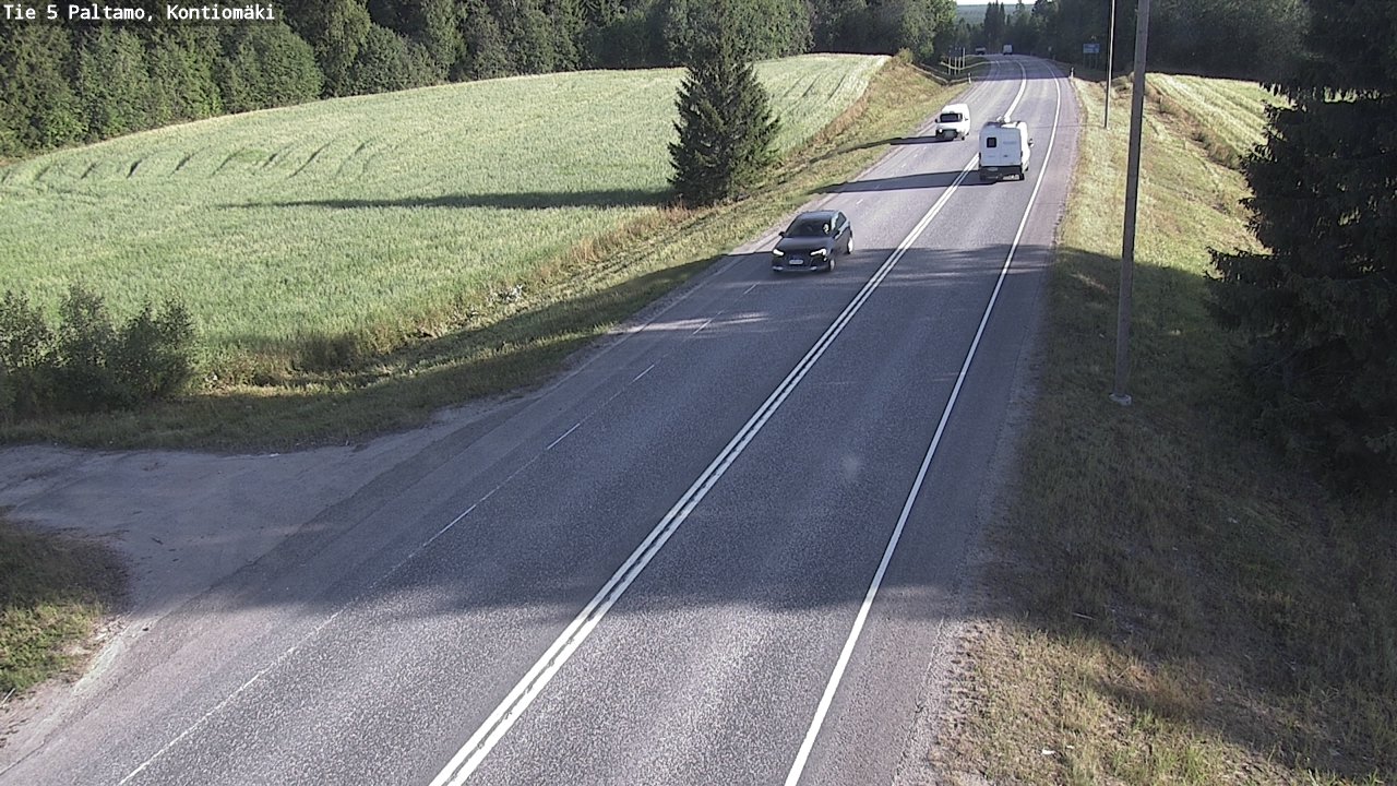 Weather Camera Image Road 5 Paltamo, Kontiomäki, Paltamo, Kainuu
