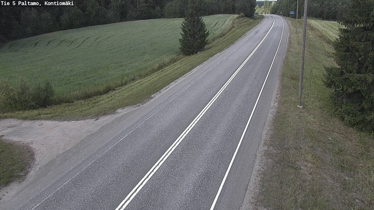 Kelikamerat Kuva Tie 5 Paltamo, Kontiomäki, Paltamo, Kainuu