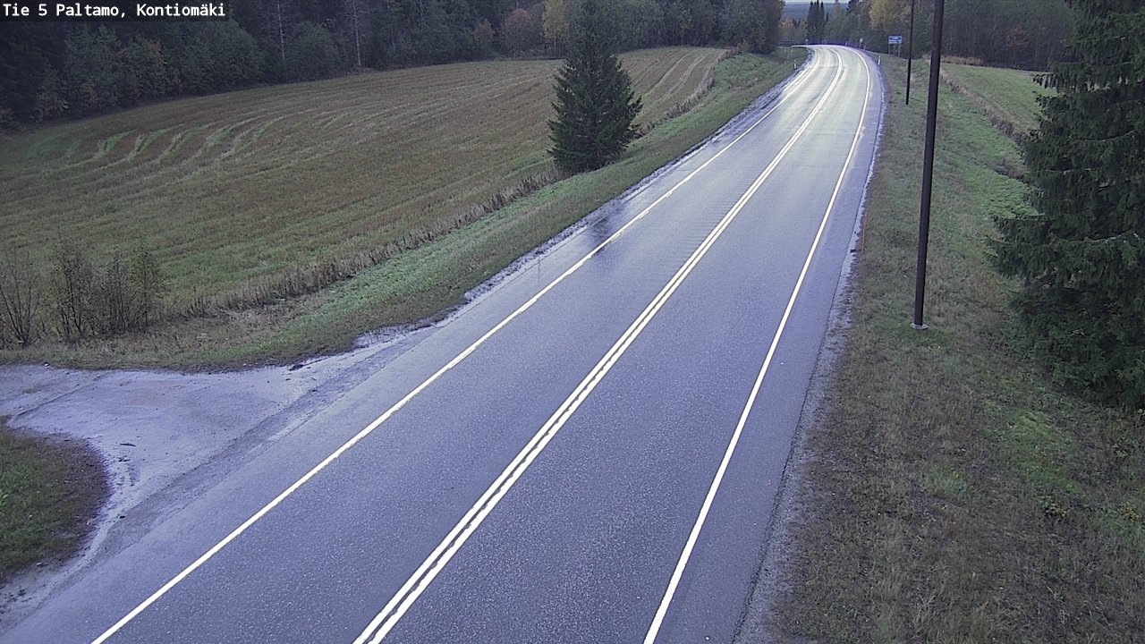 Weather Camera Image Road 5 Paltamo, Kontiomäki, Paltamo, Kainuu
