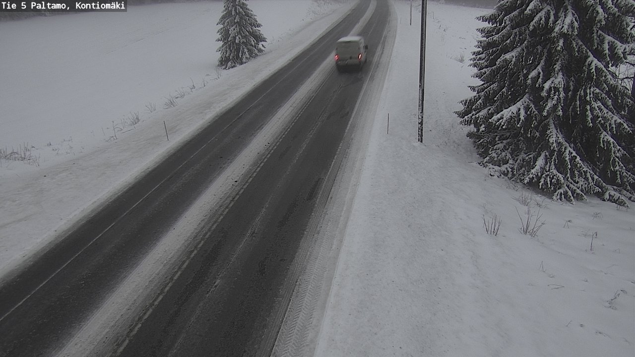 Weather Camera Image Road 5 Paltamo, Kontiomäki, Paltamo, Kainuu