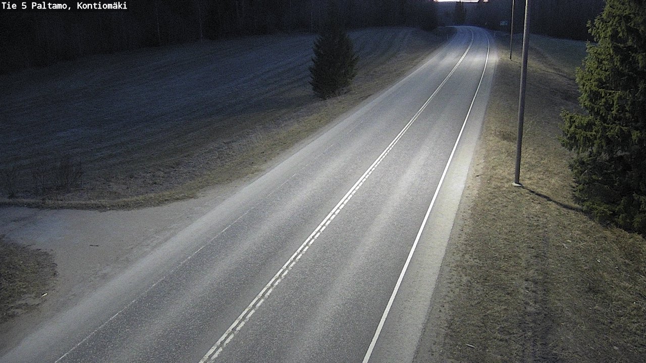 Weather Camera Image Road 5 Paltamo, Kontiomäki, Paltamo, Kainuu