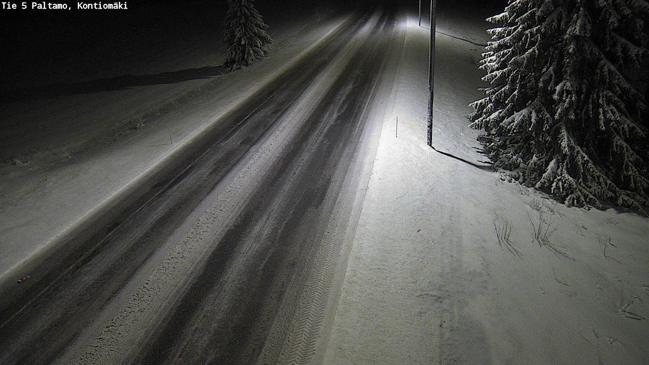 Weather Camera Image Road 5 Paltamo, Kontiomäki, Paltamo, Kainuu