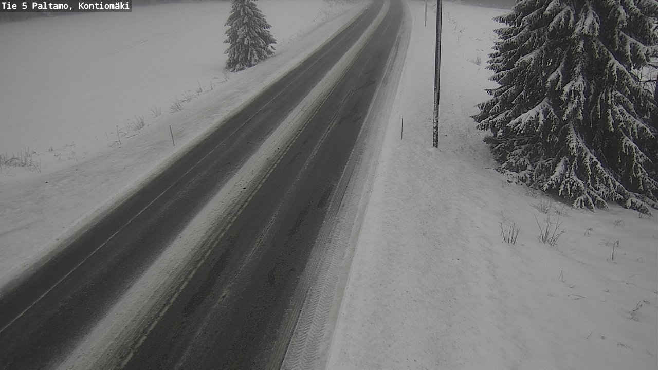 Weather Camera Image Road 5 Paltamo, Kontiomäki, Paltamo, Kainuu