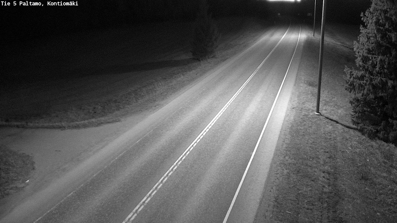 Weather Camera Image Road 5 Paltamo, Kontiomäki, Paltamo, Kainuu
