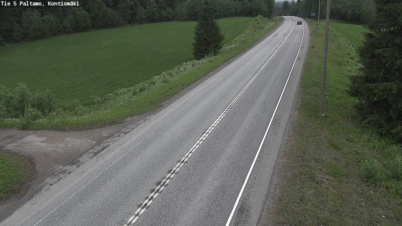Weather Camera Image Road 5 Paltamo, Kontiomäki, Paltamo, Kainuu
