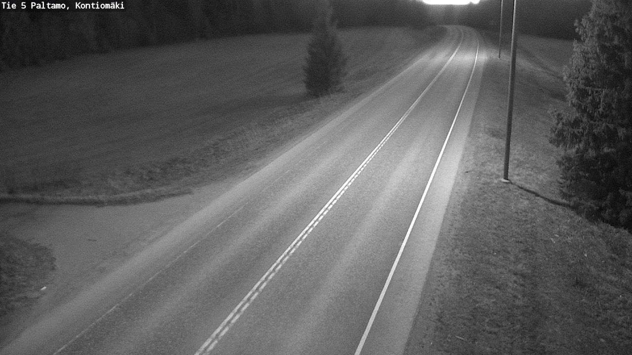 Weather Camera Image Road 5 Paltamo, Kontiomäki, Paltamo, Kainuu