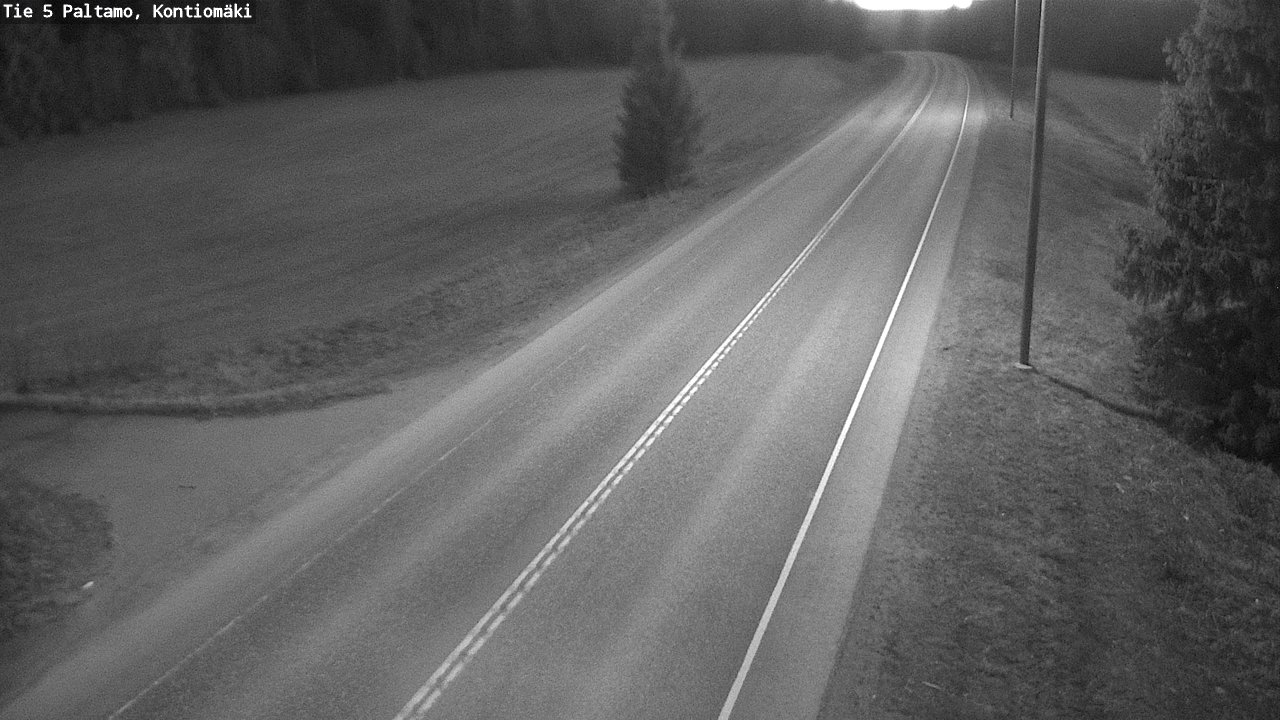 Weather Camera Image Road 5 Paltamo, Kontiomäki, Paltamo, Kainuu