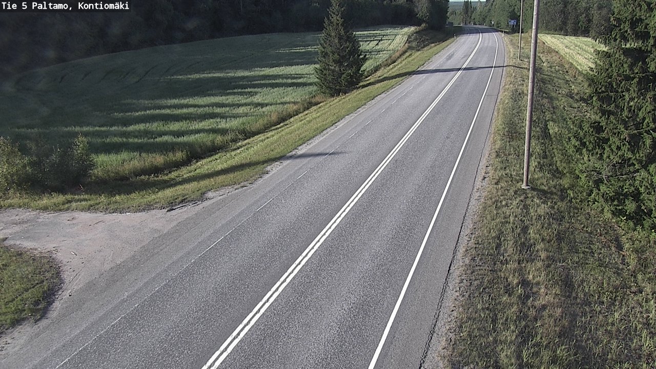 Kelikamerat Kuva Tie 5 Paltamo, Kontiomäki, Paltamo, Kainuu