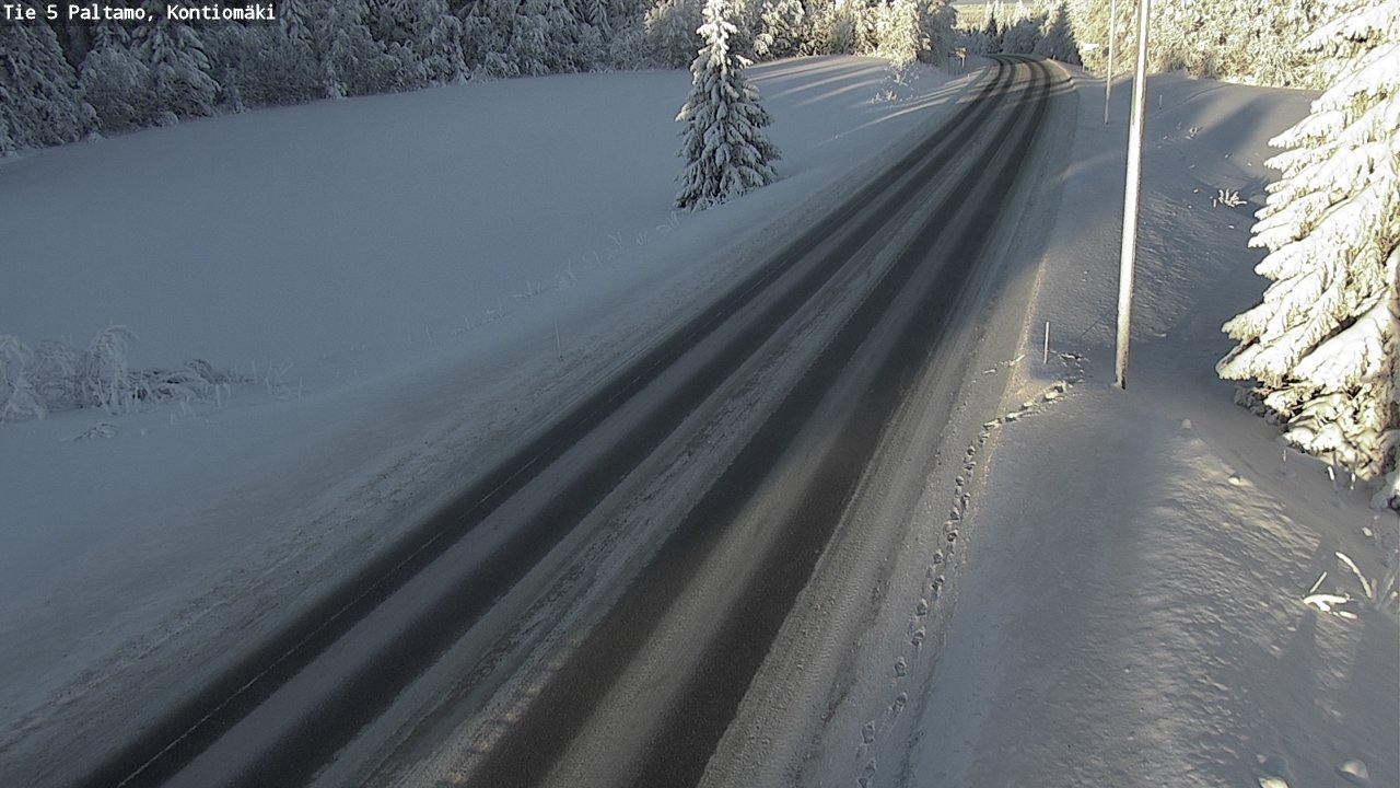 Weather Camera Image Väg 5 Paltamo, Kontiomäki, Paltamo, Kainuu