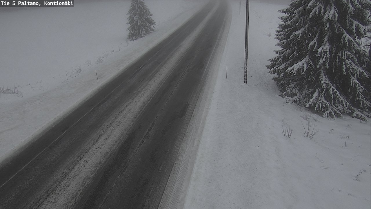 Weather Camera Image Road 5 Paltamo, Kontiomäki, Paltamo, Kainuu