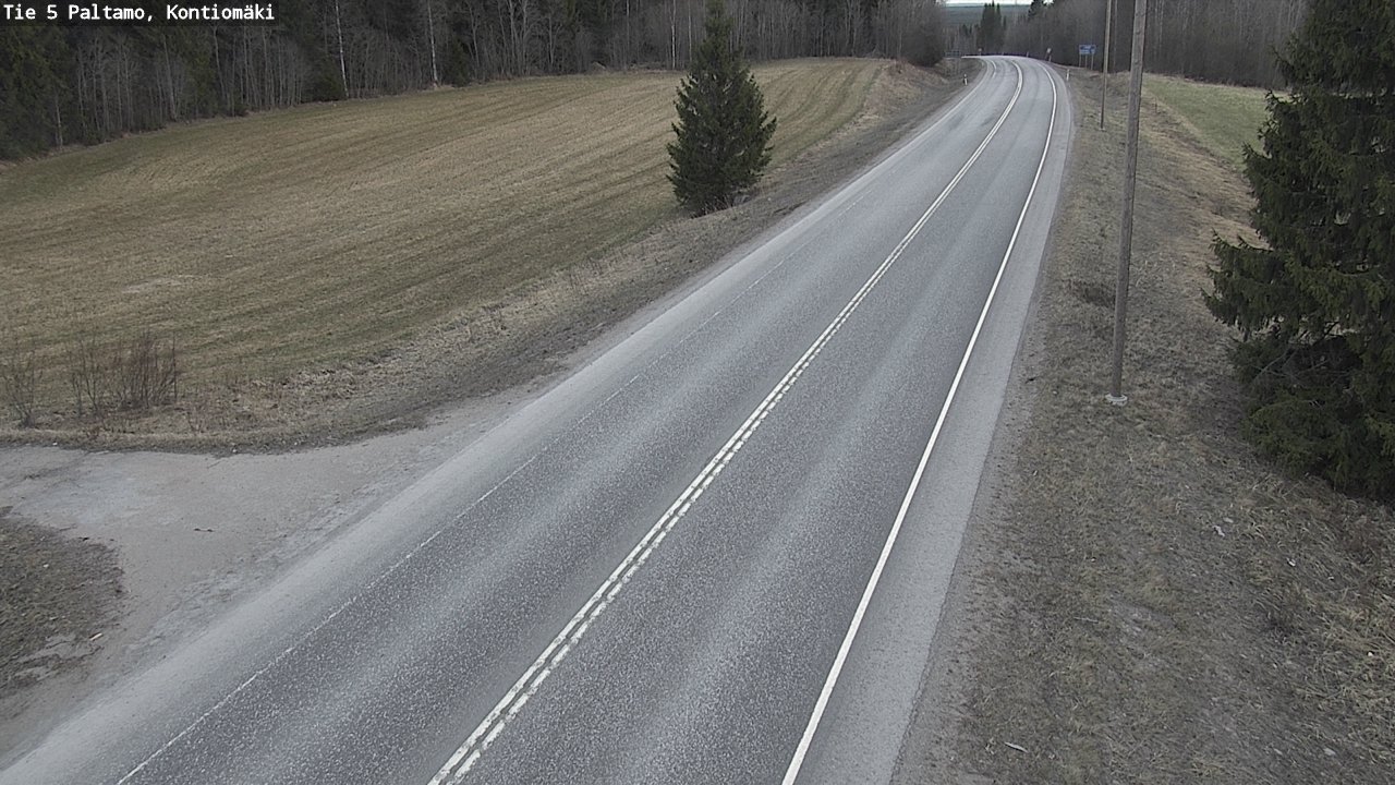 Weather Camera Image Road 5 Paltamo, Kontiomäki, Paltamo, Kainuu