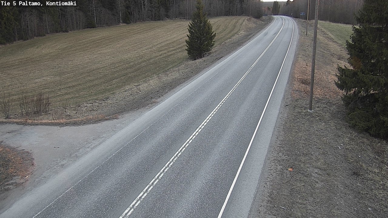 Weather Camera Image Road 5 Paltamo, Kontiomäki, Paltamo, Kainuu