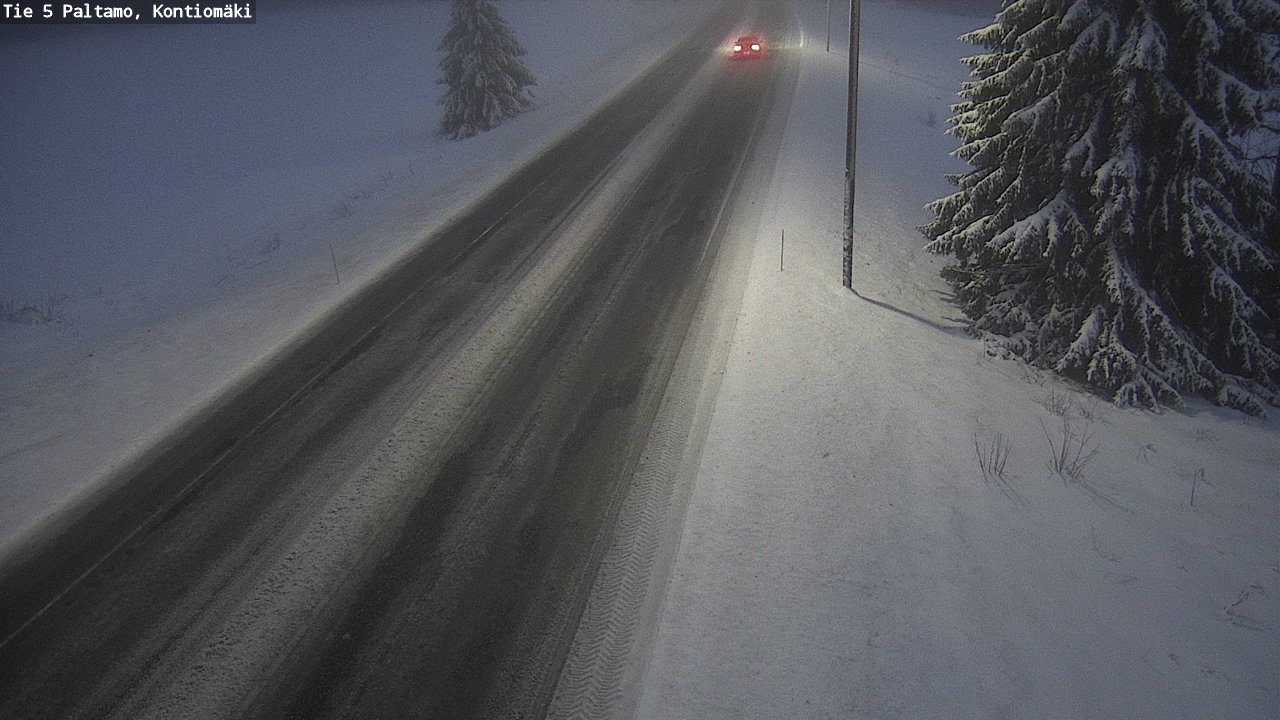Weather Camera Image Road 5 Paltamo, Kontiomäki, Paltamo, Kainuu