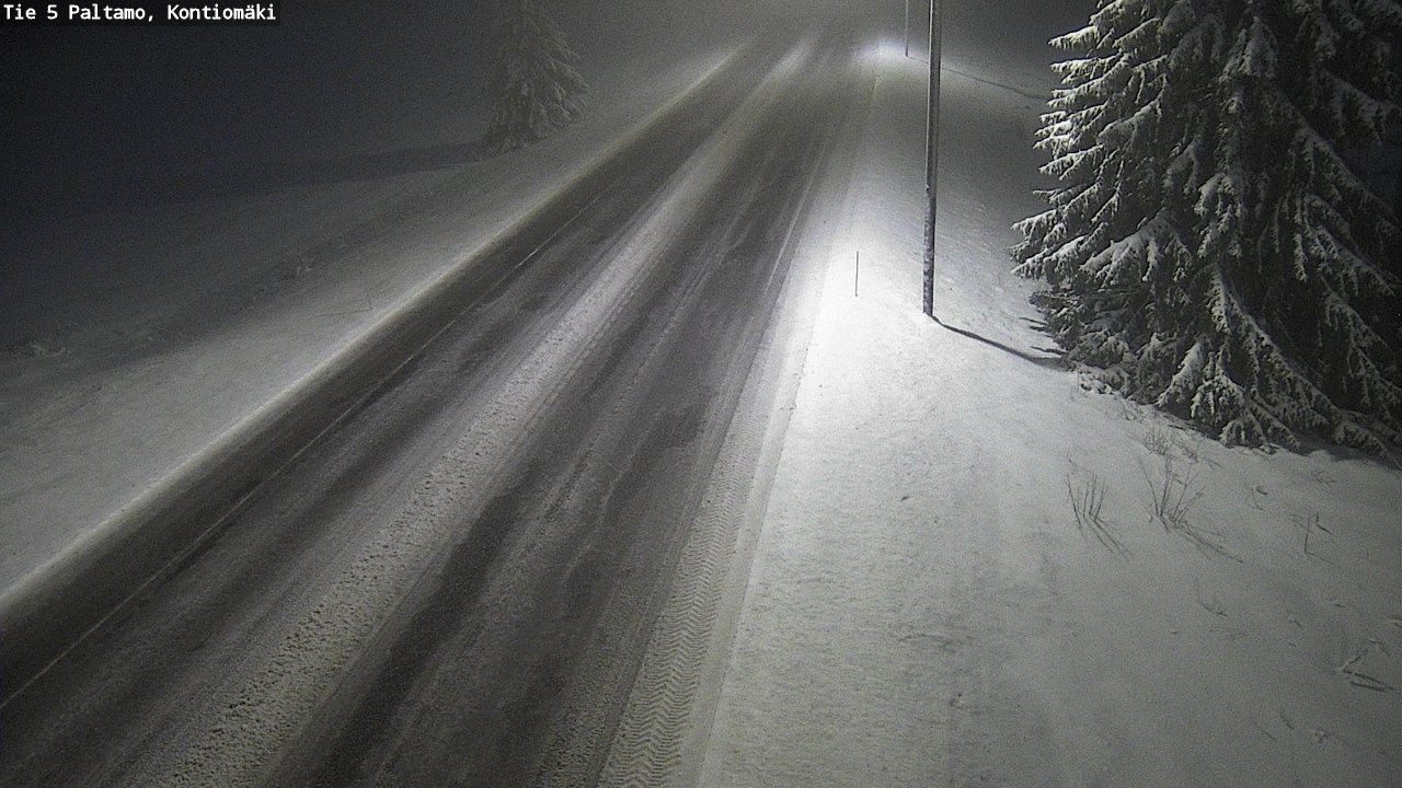 Weather Camera Image Road 5 Paltamo, Kontiomäki, Paltamo, Kainuu