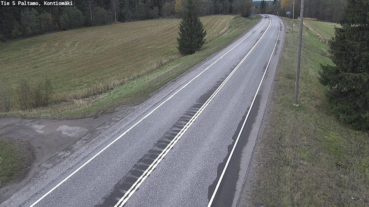 Weather Camera Image Road 5 Paltamo, Kontiomäki, Paltamo, Kainuu