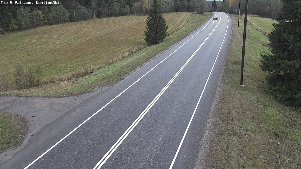 Weather Camera Image Road 5 Paltamo, Kontiomäki, Paltamo, Kainuu