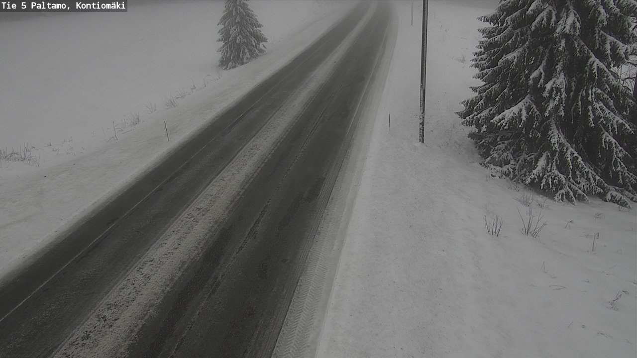 Weather Camera Image Road 5 Paltamo, Kontiomäki, Paltamo, Kainuu