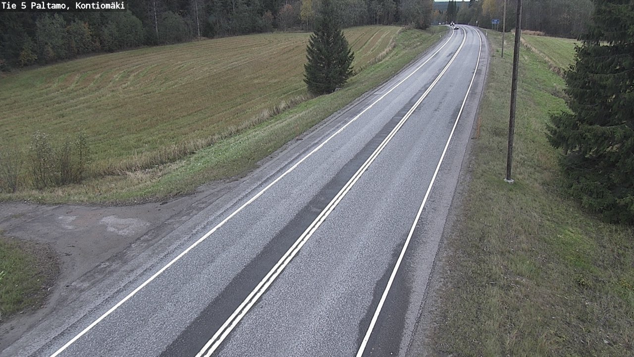 Weather Camera Image Road 5 Paltamo, Kontiomäki, Paltamo, Kainuu