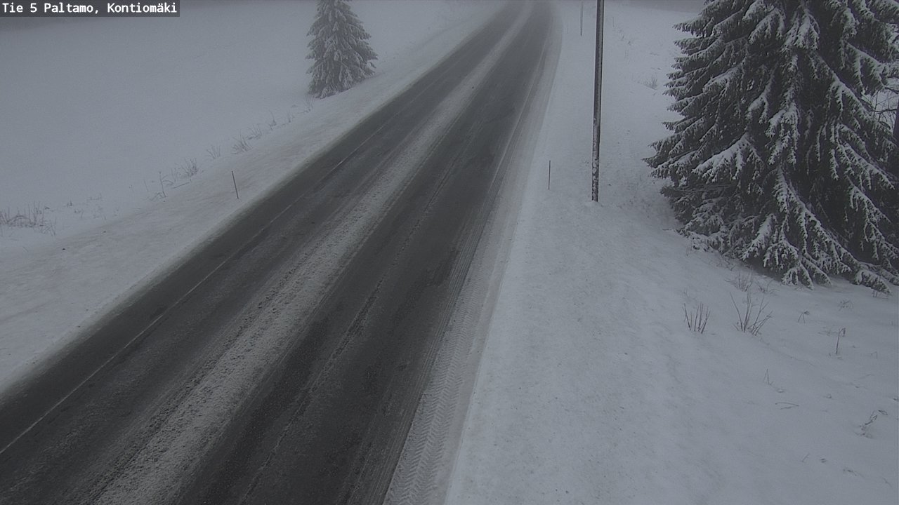 Weather Camera Image Road 5 Paltamo, Kontiomäki, Paltamo, Kainuu