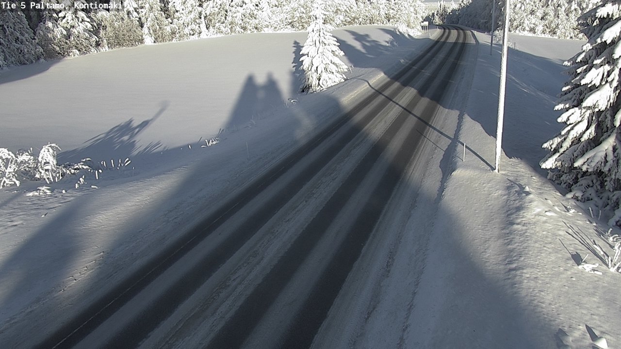 Weather Camera Image Väg 5 Paltamo, Kontiomäki, Paltamo, Kainuu
