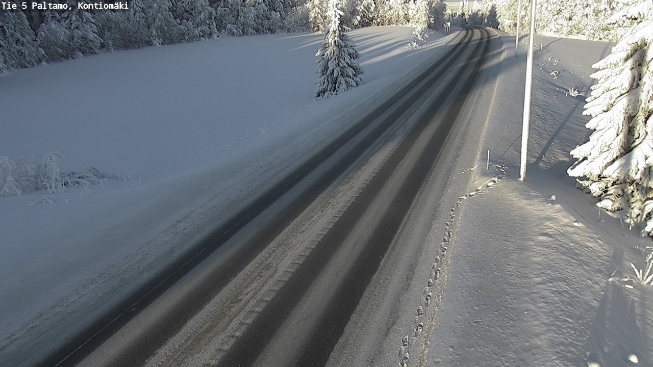 Weather Camera Image Väg 5 Paltamo, Kontiomäki, Paltamo, Kainuu