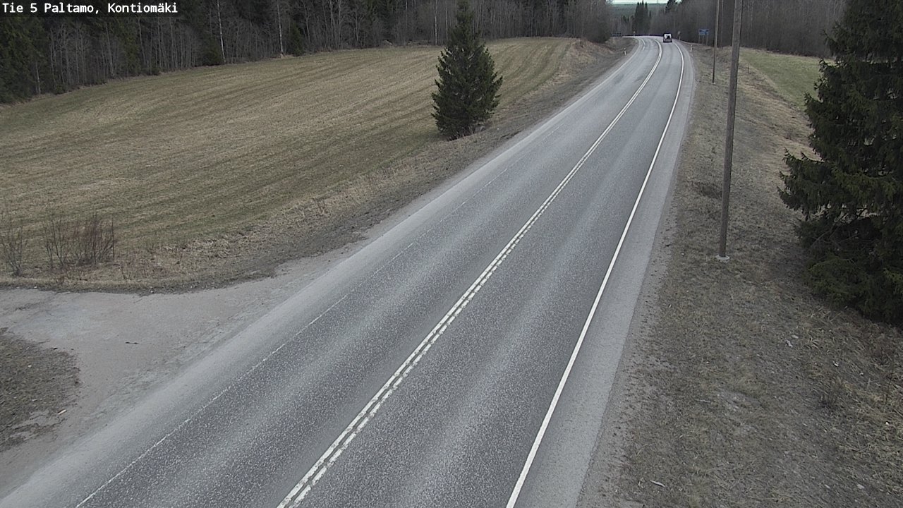 Weather Camera Image Road 5 Paltamo, Kontiomäki, Paltamo, Kainuu