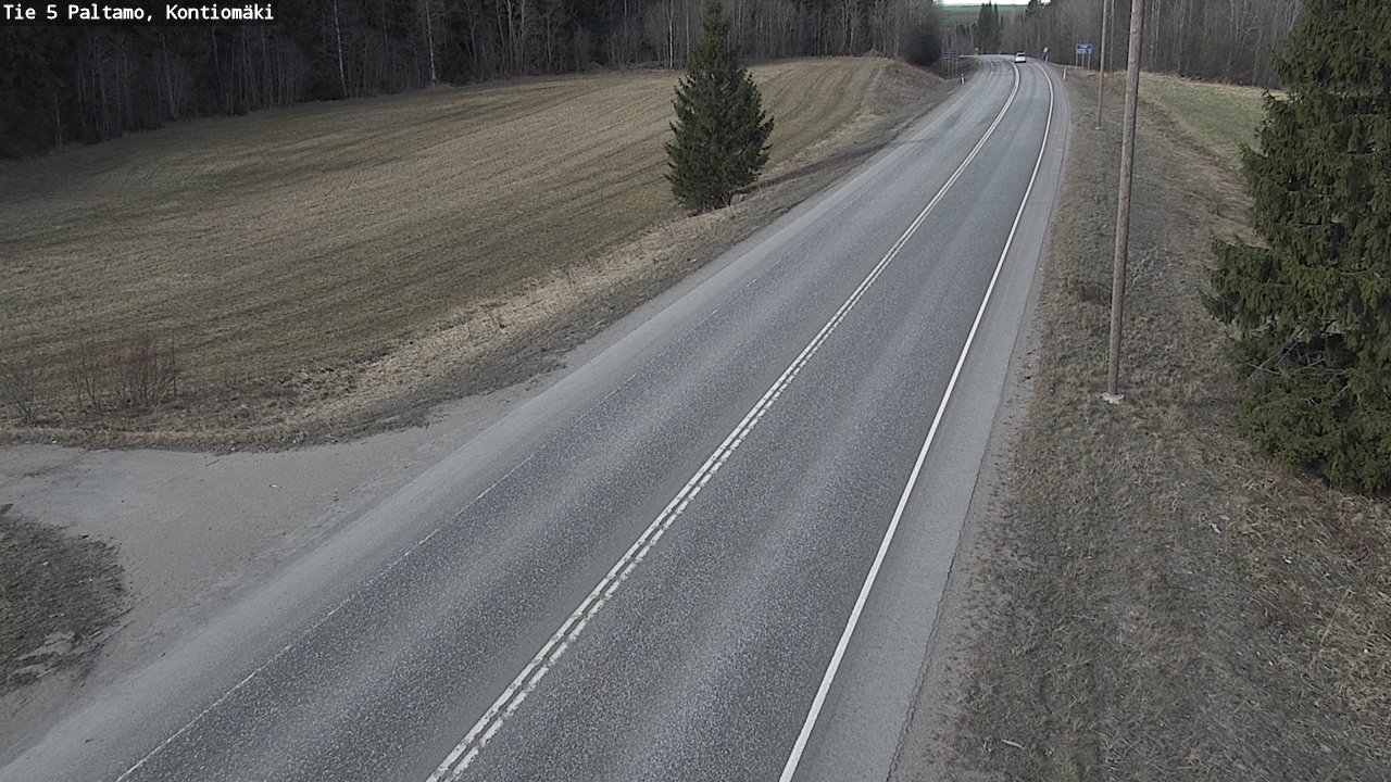 Weather Camera Image Road 5 Paltamo, Kontiomäki, Paltamo, Kainuu